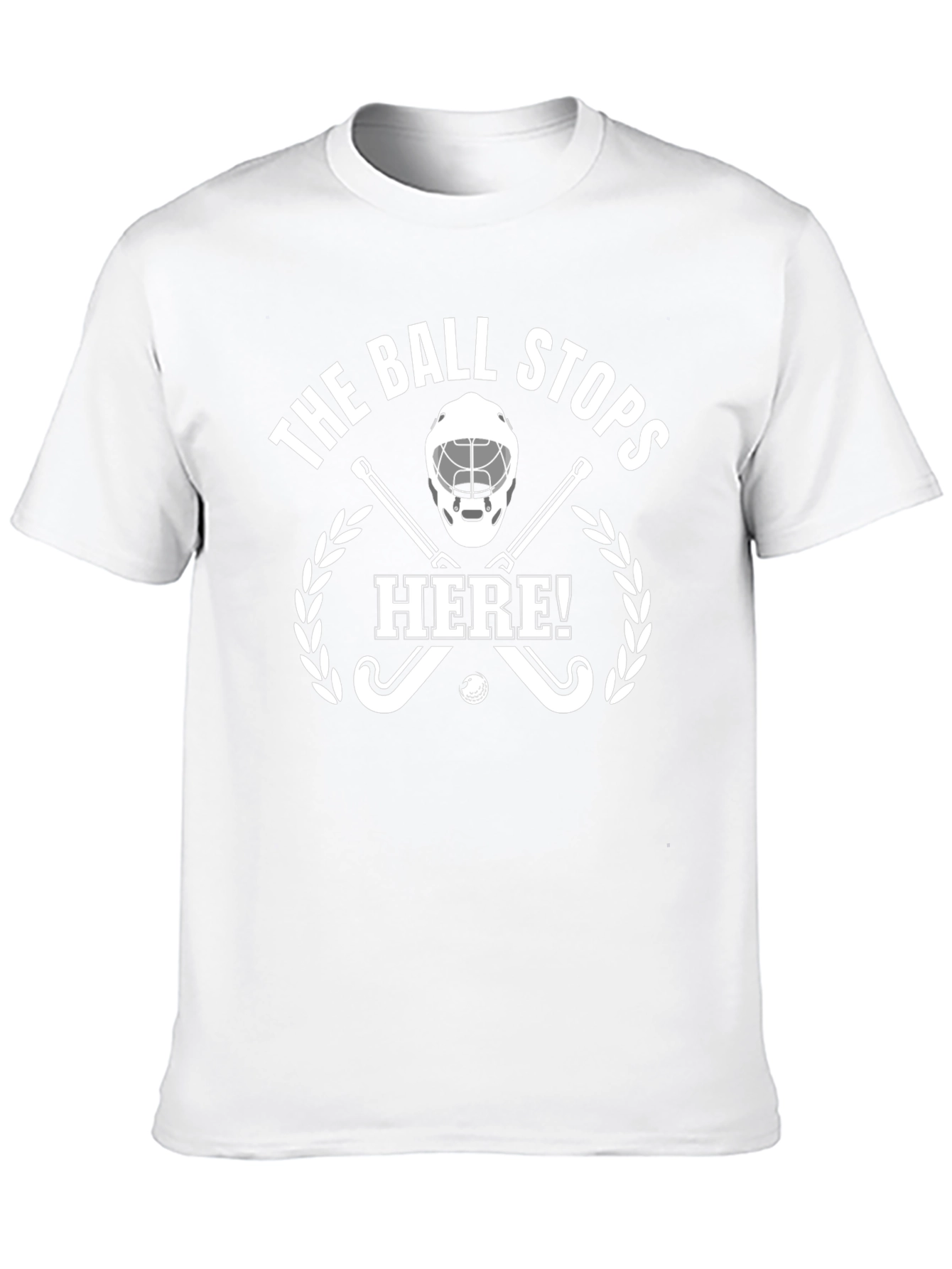 The Ball Stops Here Hockey T-Shirt