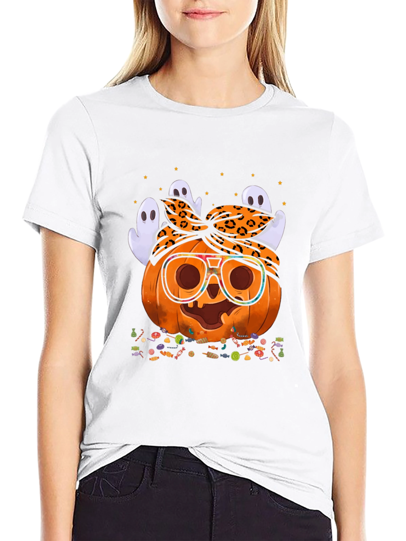 Halloween Pumpkin Ghosts T-Shirt