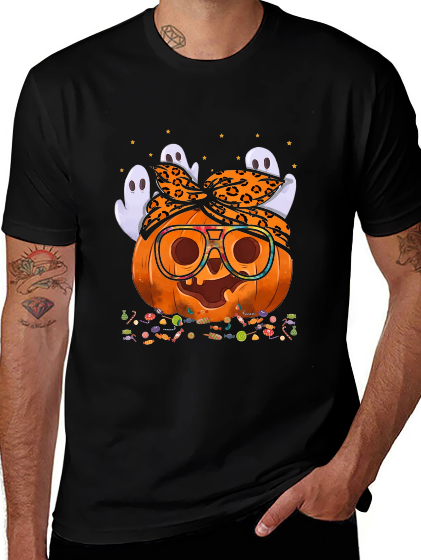 Halloween Pumpkin Ghosts T-Shirt