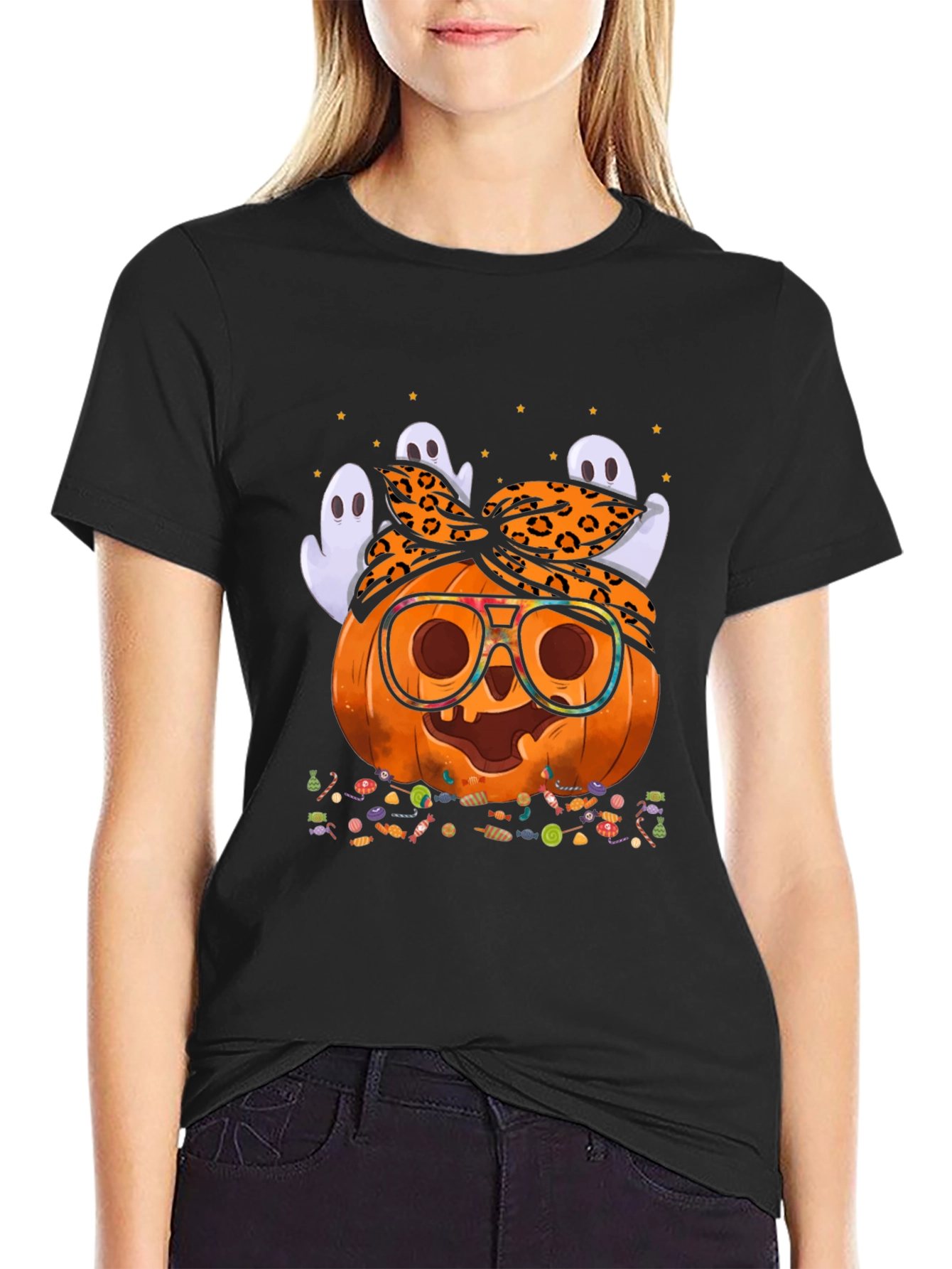 Halloween Pumpkin Ghosts T-Shirt