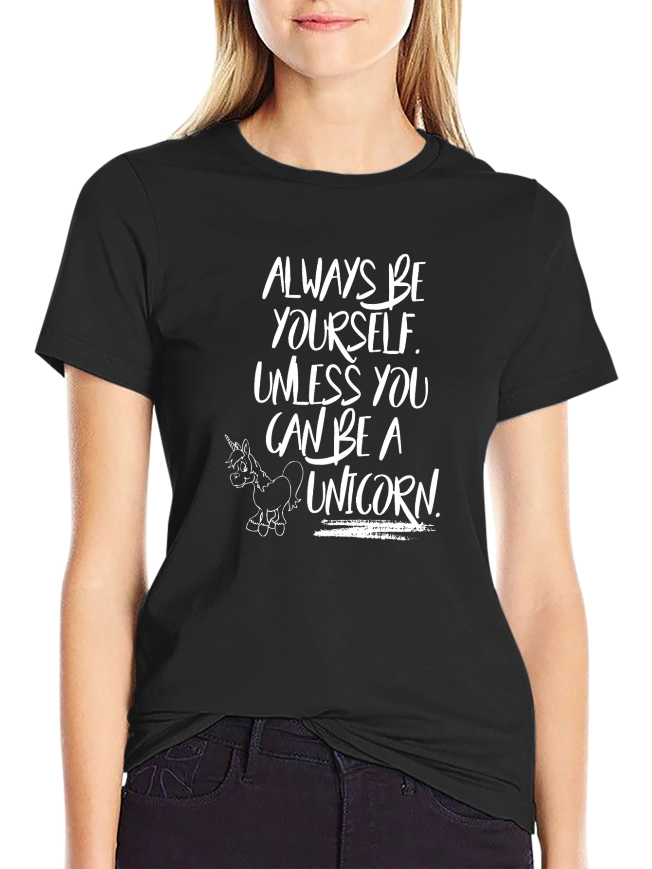 Always Be Yourself Unicorn Graphic Tee