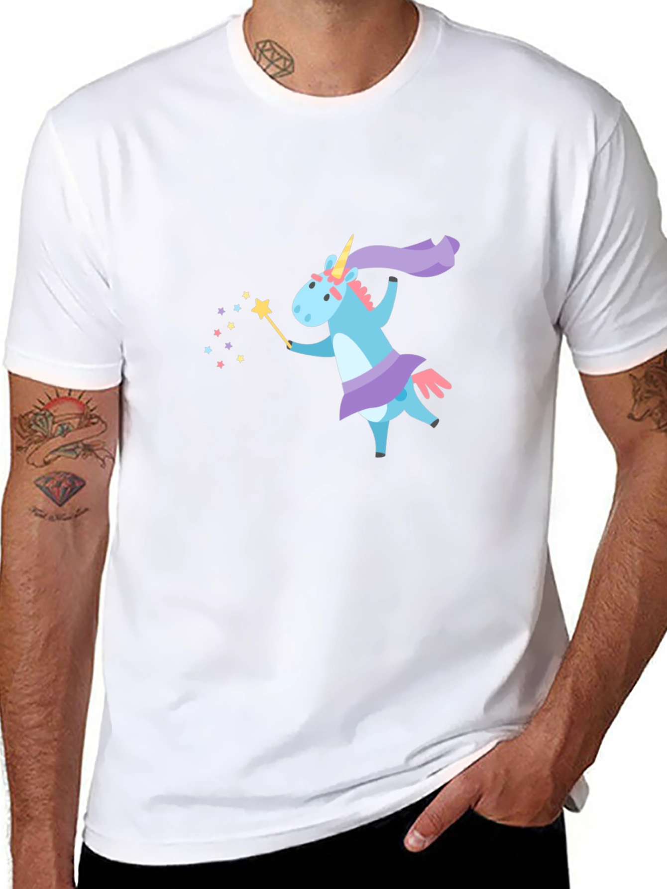 Unicorn Magic Black T-Shirt