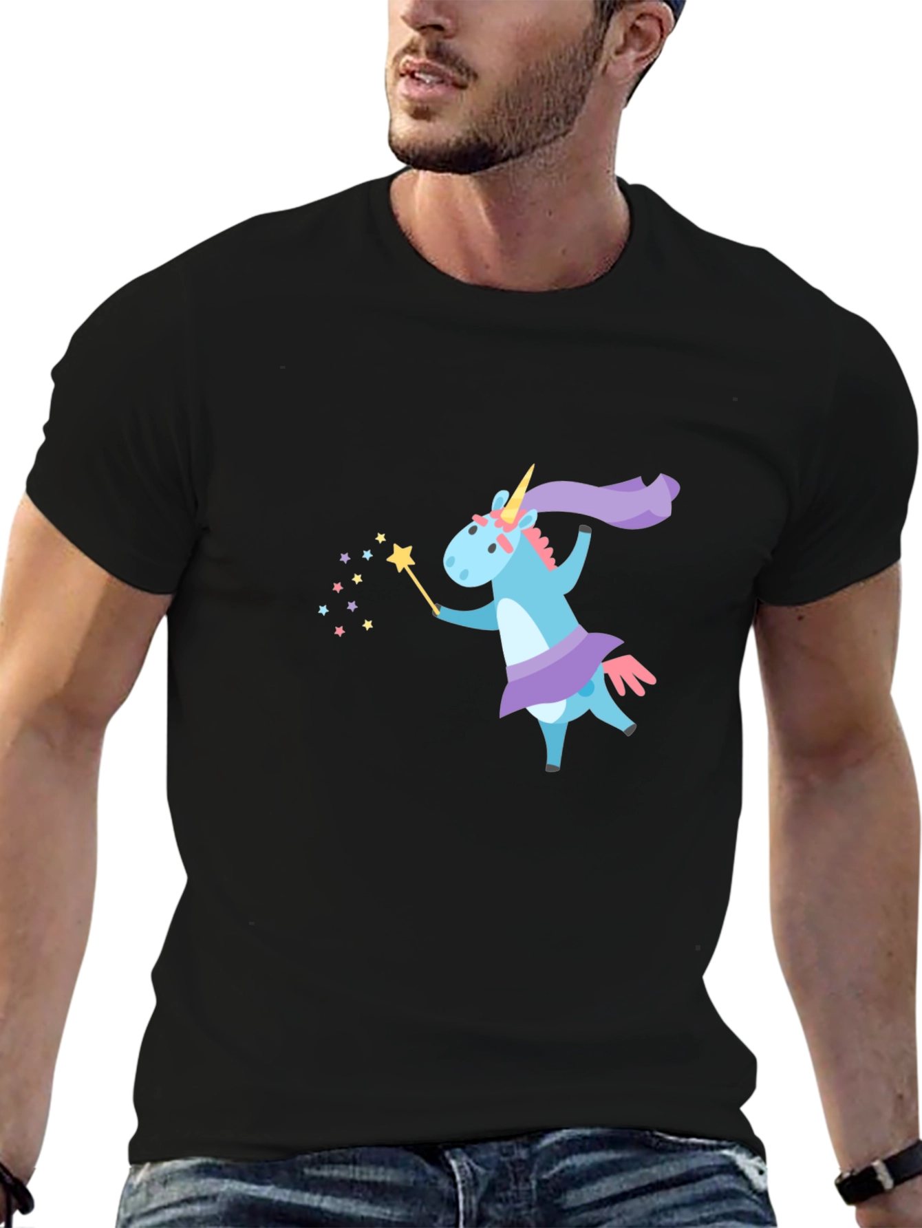 Unicorn Magic Black T-Shirt