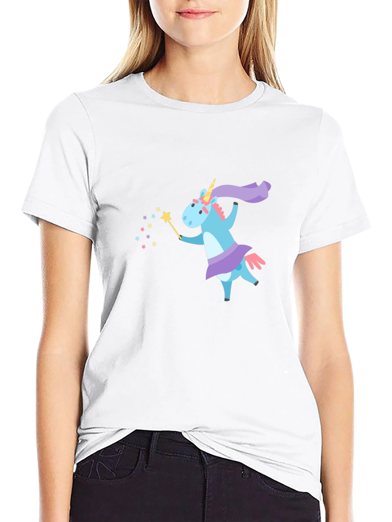 Unicorn Magic Black T-Shirt