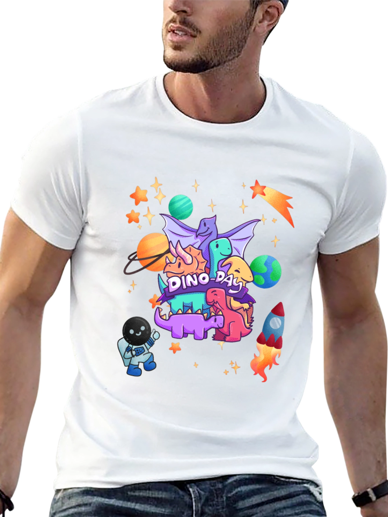 Dino Day Space Adventure T-Shirt