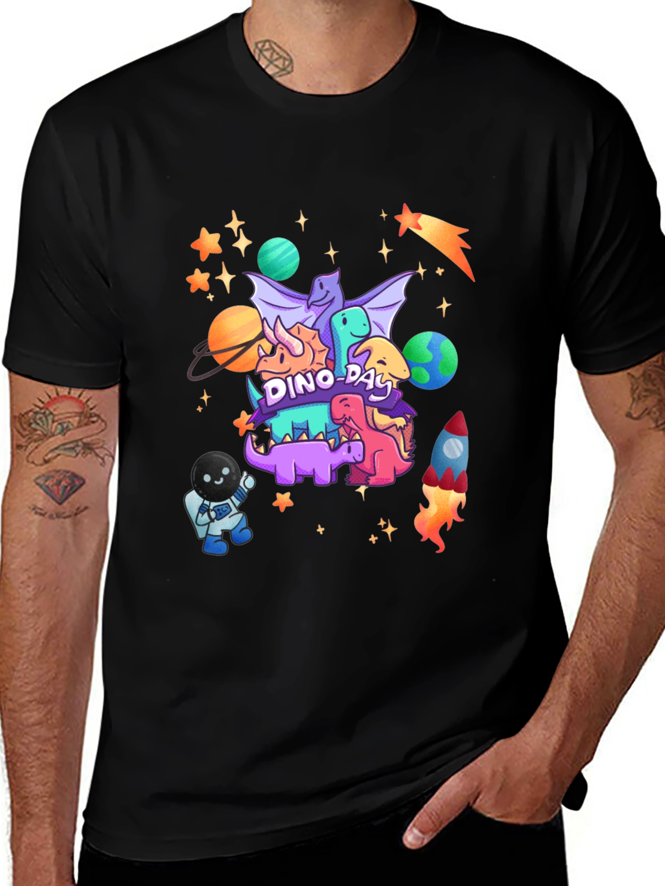 Dino Day Space Adventure T-Shirt