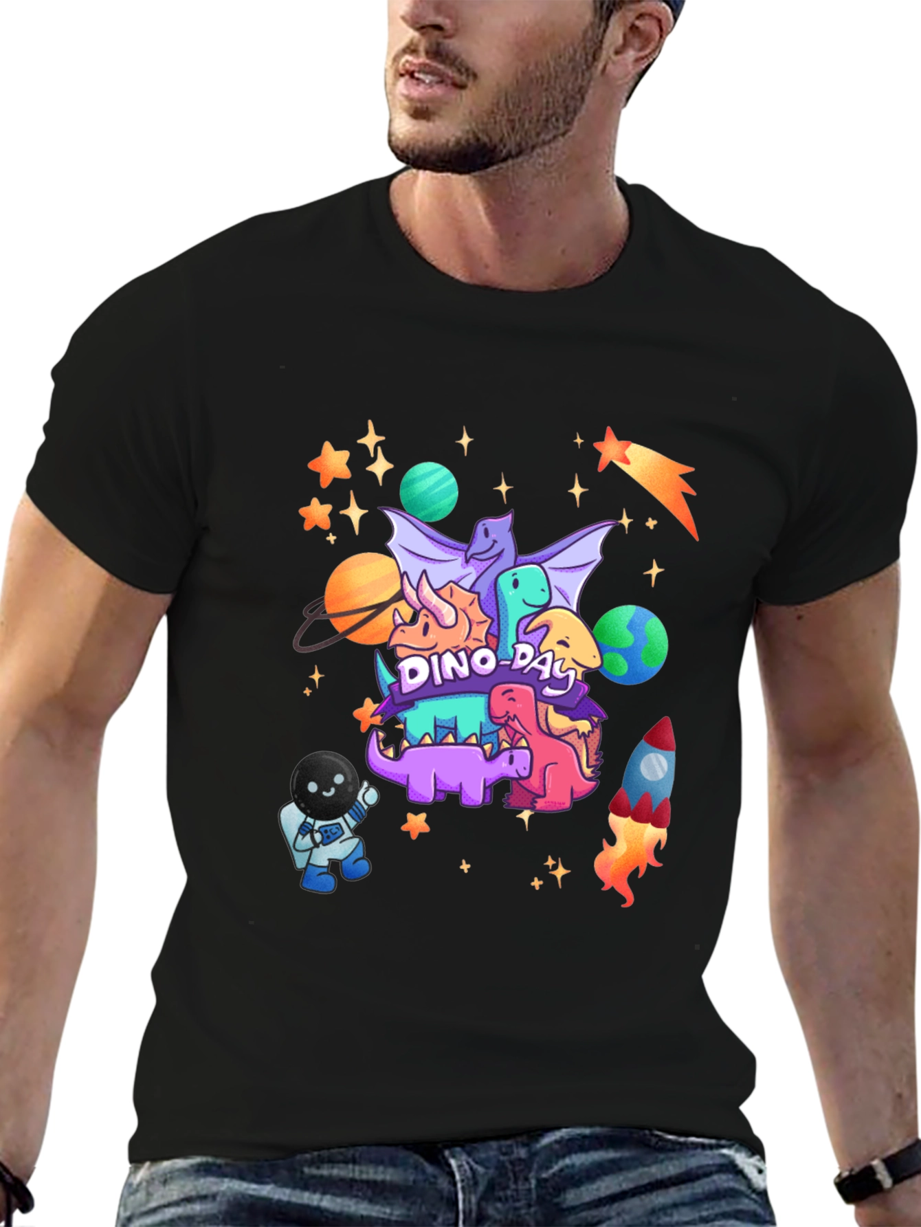 Dino Day Space Adventure T-Shirt