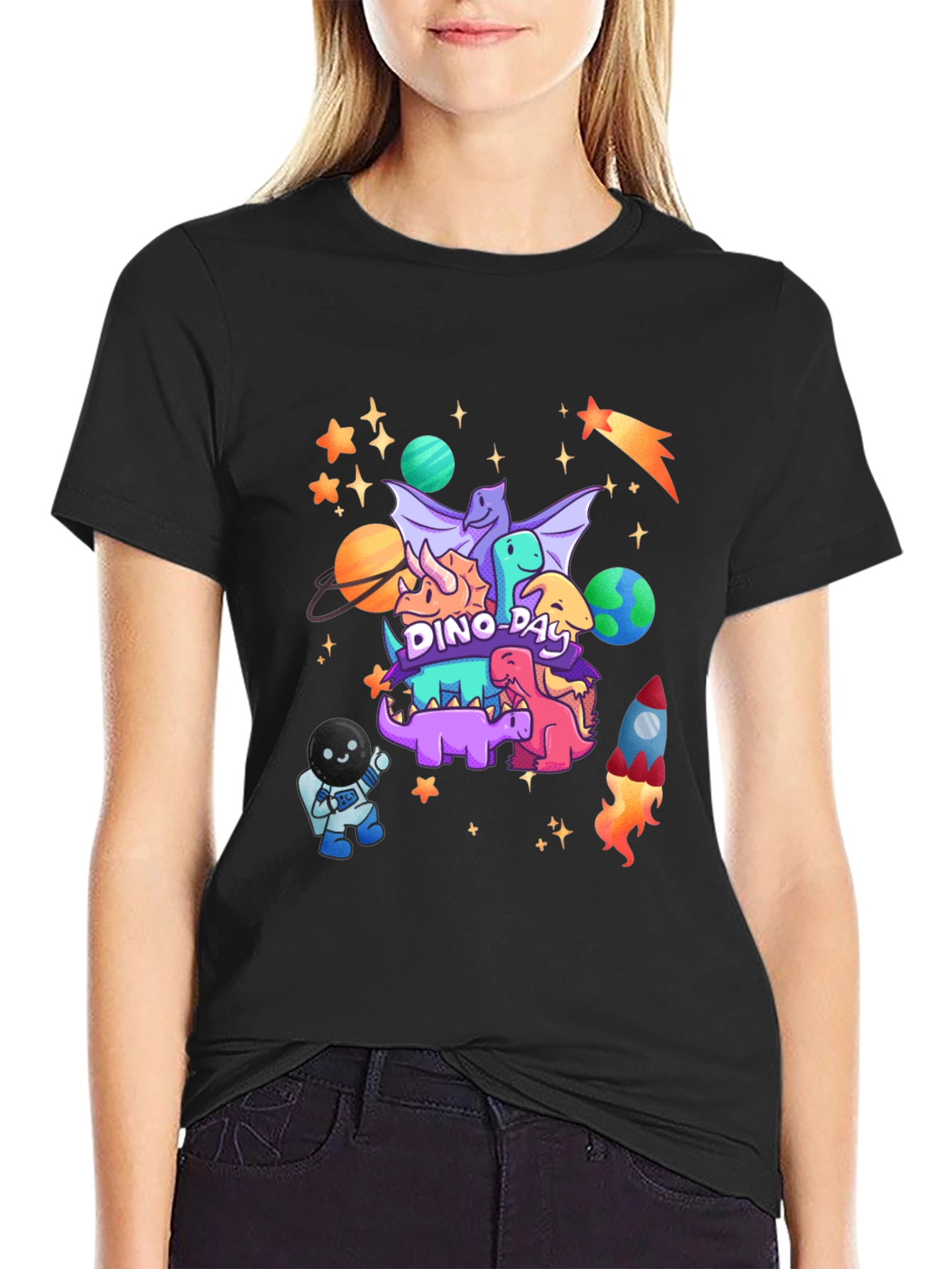 Dino Day Space Adventure T-Shirt