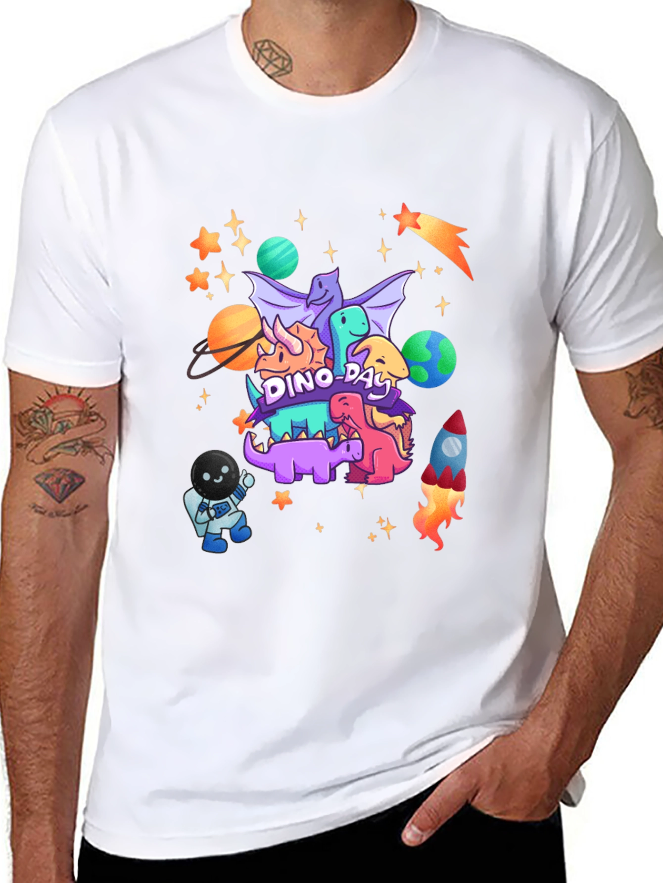 Dino Day Space Adventure T-Shirt