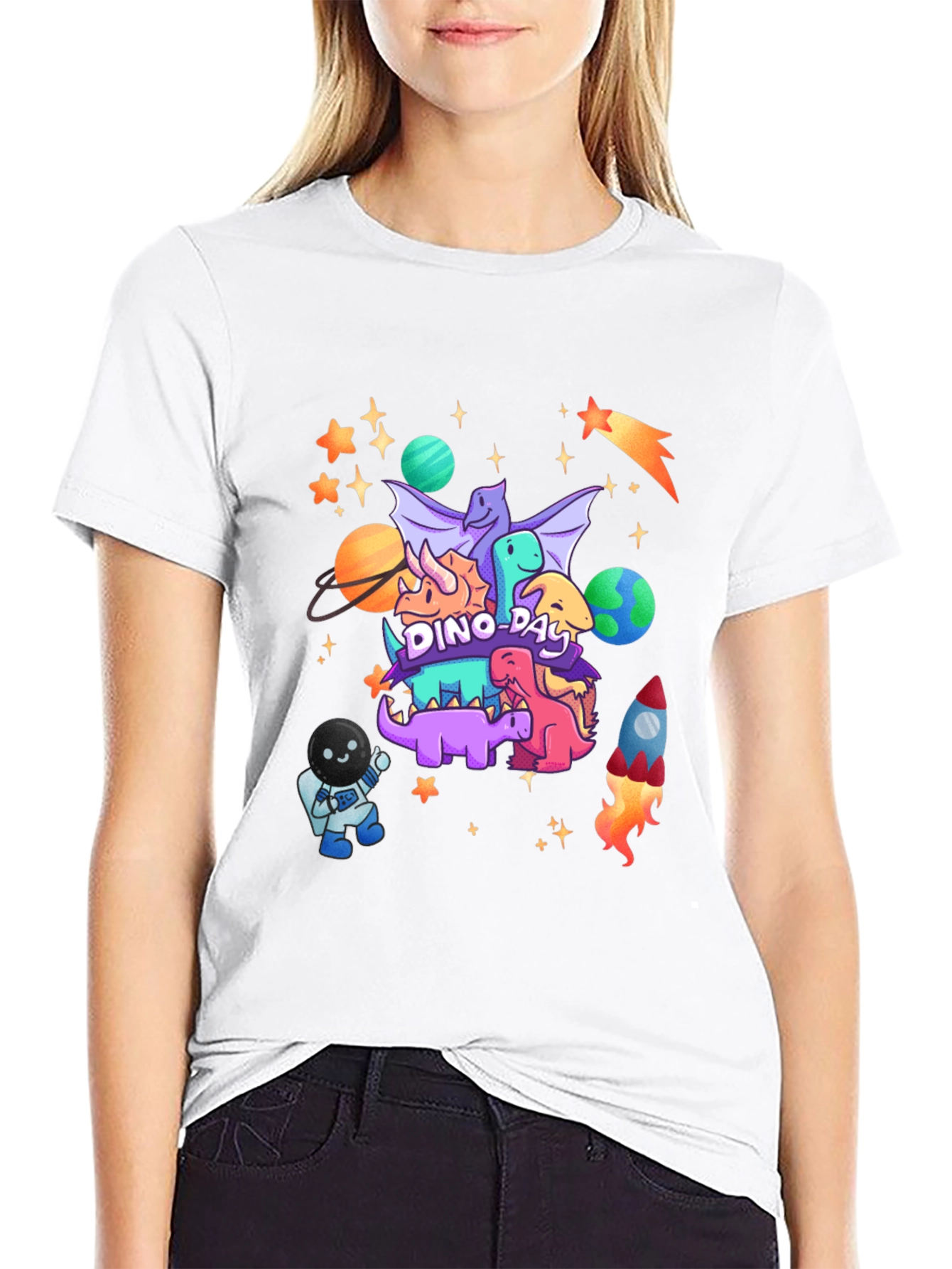 Dino Day Space Adventure T-Shirt