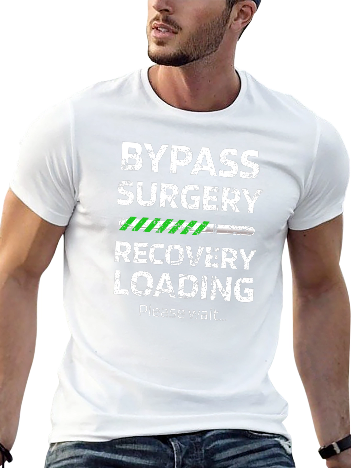 Bypass Surgery Recovery Loading Graphic T-Shirt