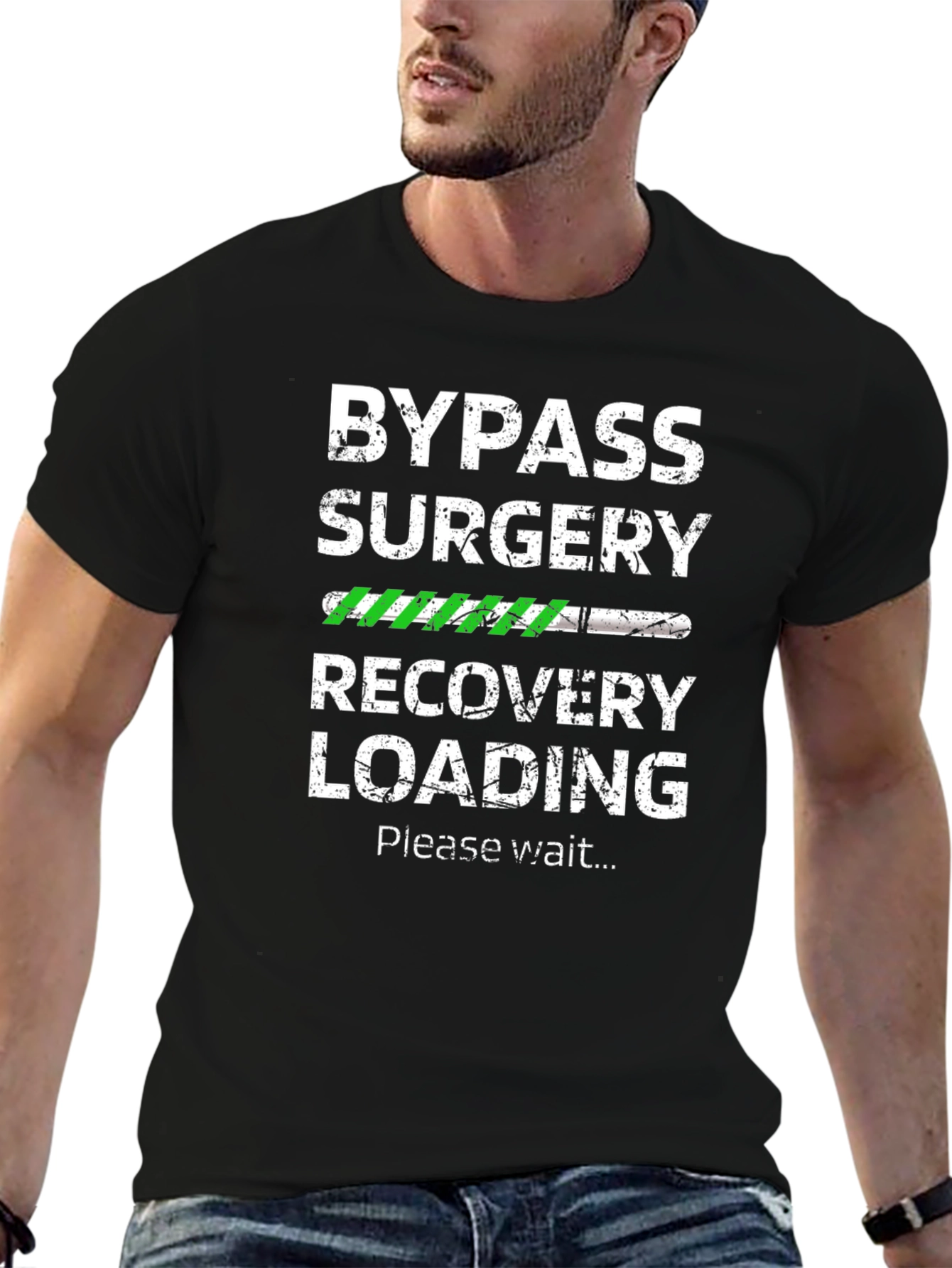 Bypass Surgery Recovery Loading Graphic T-Shirt