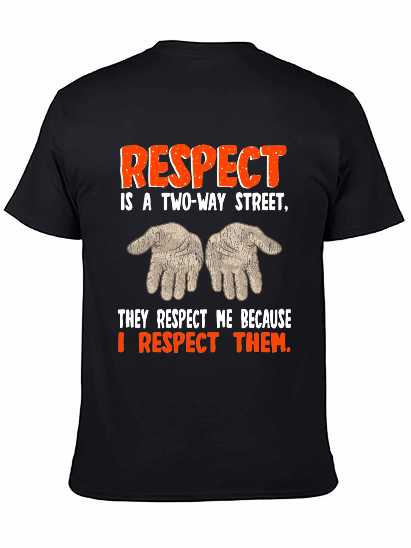 Respect Two-Way Street Graphic T-Shirt