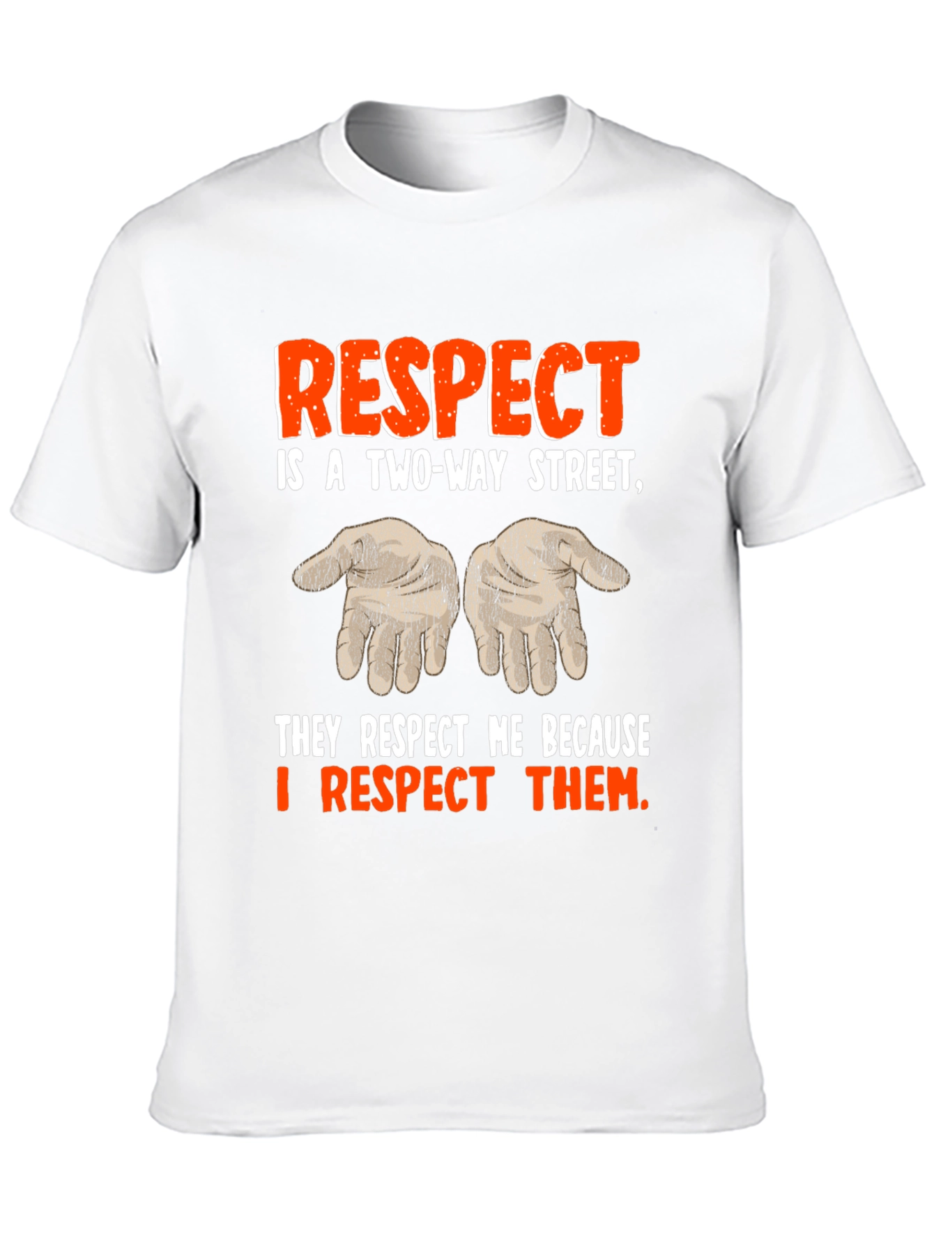 Respect Two-Way Street Graphic T-Shirt
