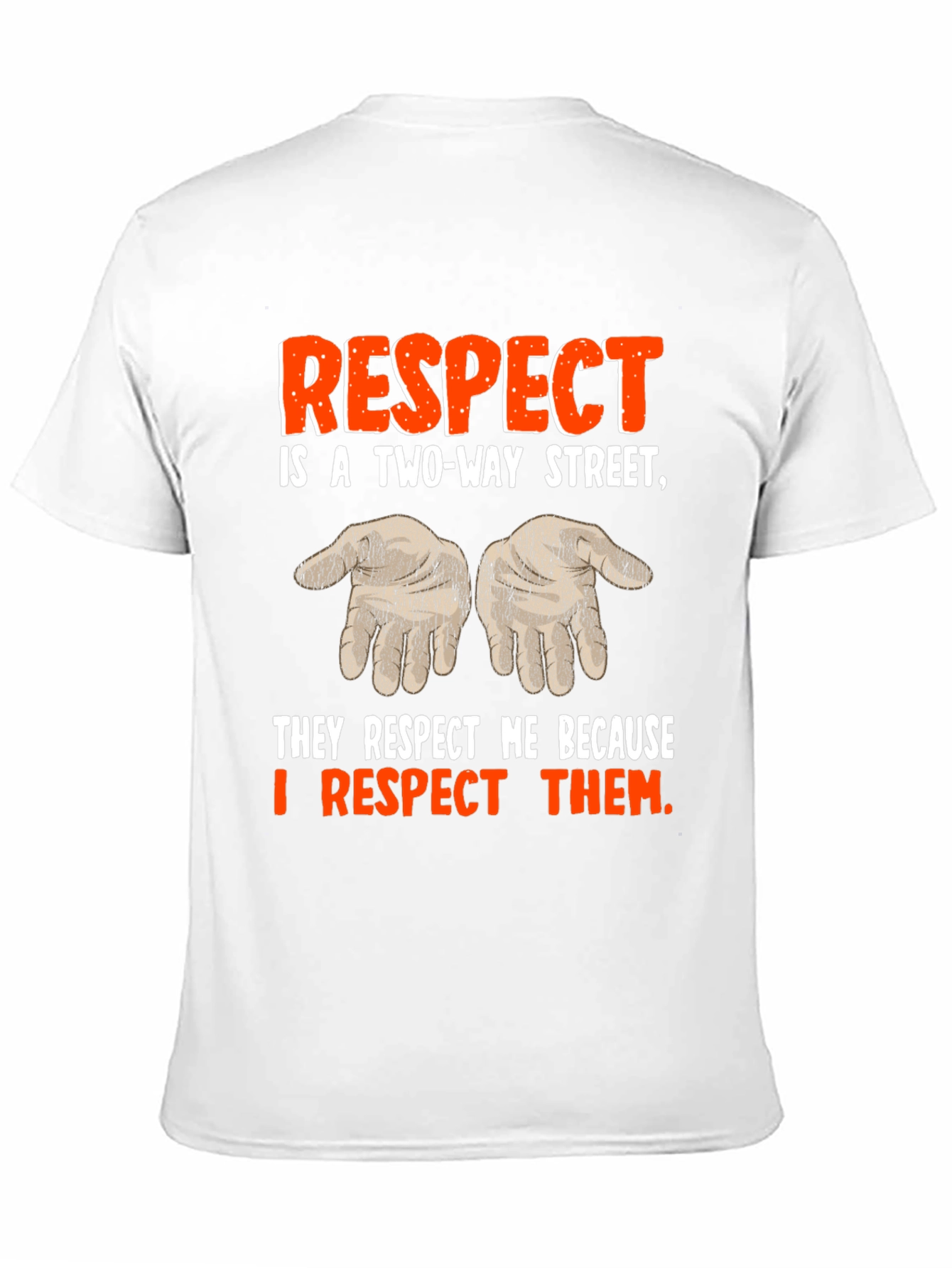Respect Two-Way Street Graphic T-Shirt