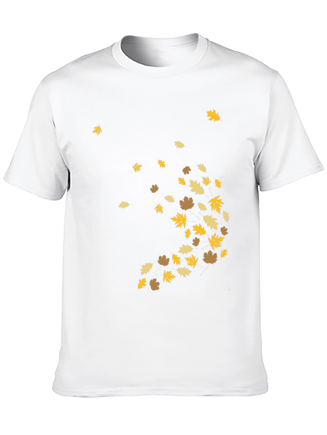 Autumn Leaves Graphic Tee - Black