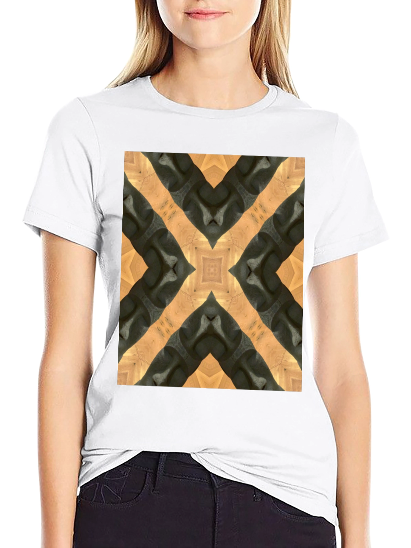 Abstract Kaleidoscope Pattern T-Shirt