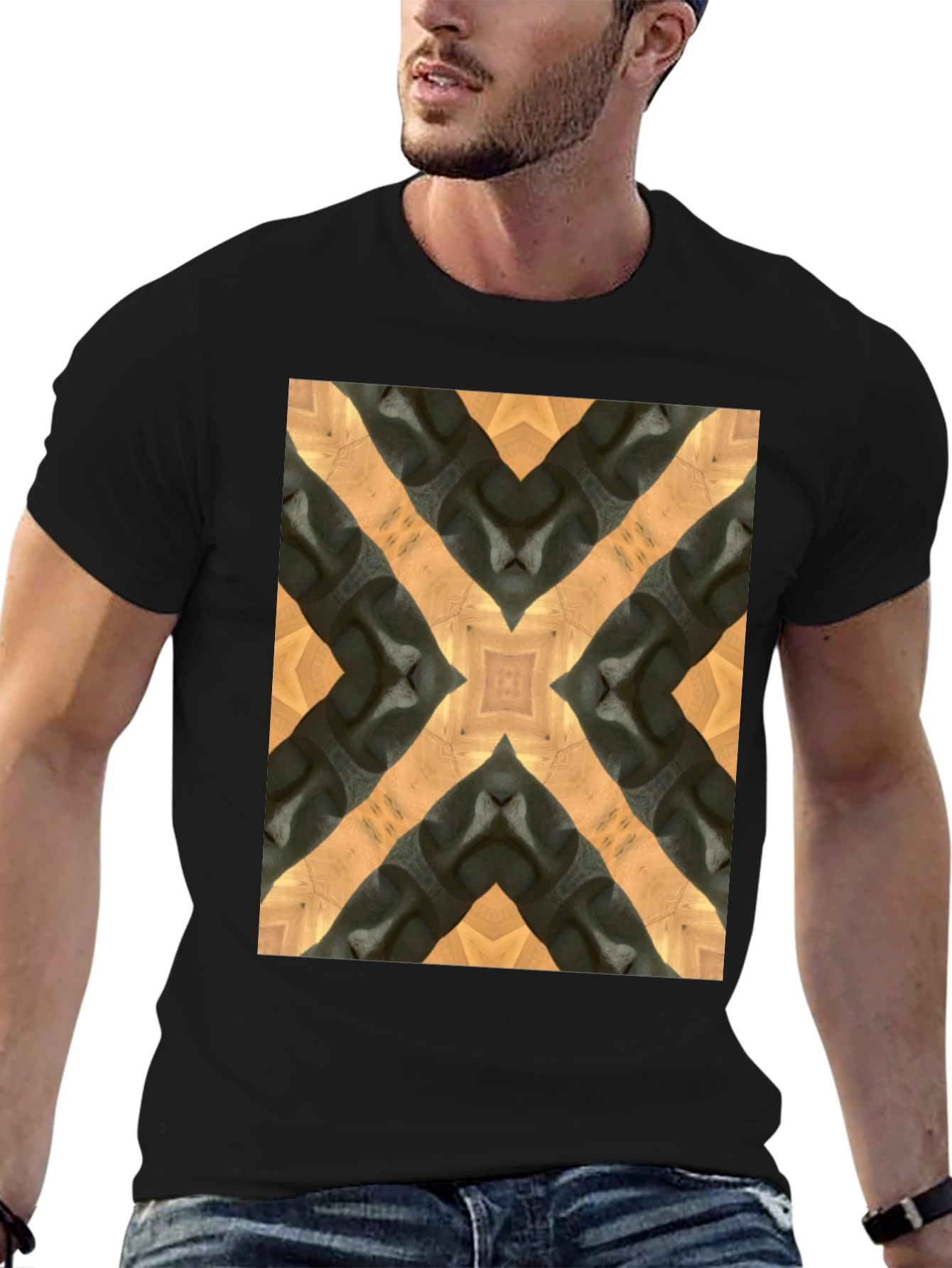 Abstract Kaleidoscope Pattern T-Shirt