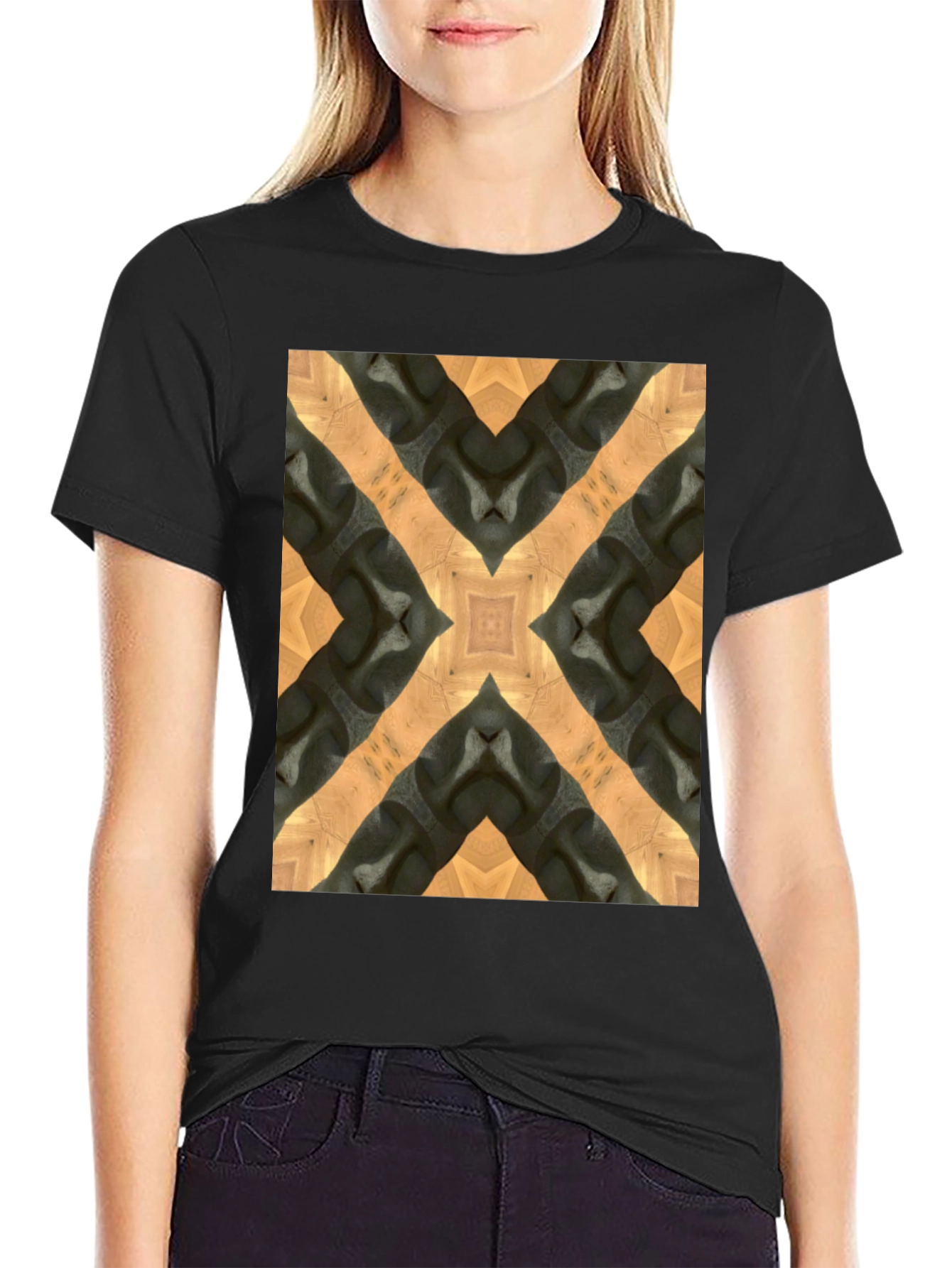 Abstract Kaleidoscope Pattern T-Shirt