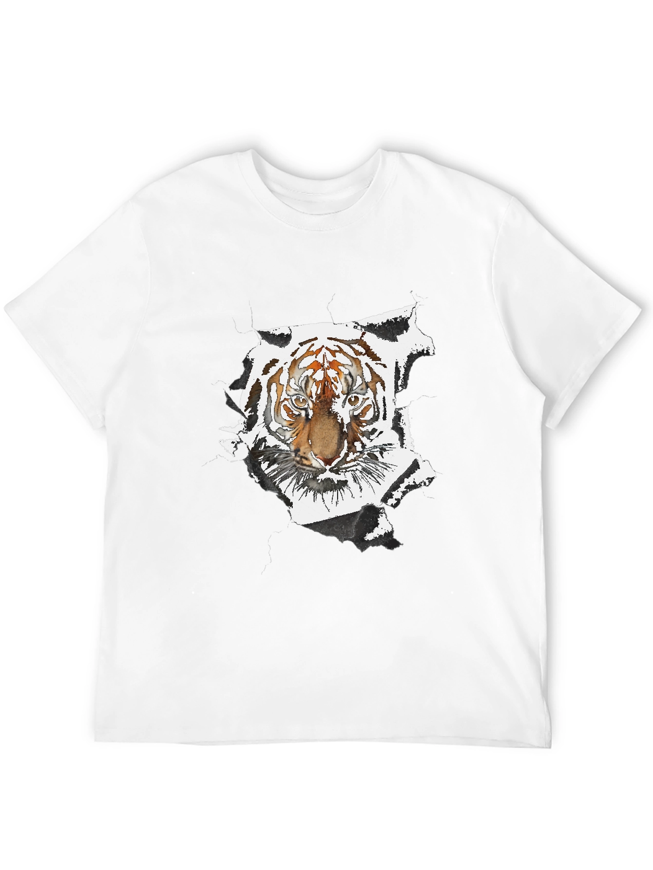 Tiger Graphic Black T-Shirt