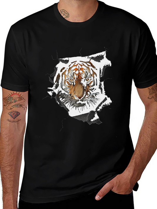 Tiger Graphic Black T-Shirt