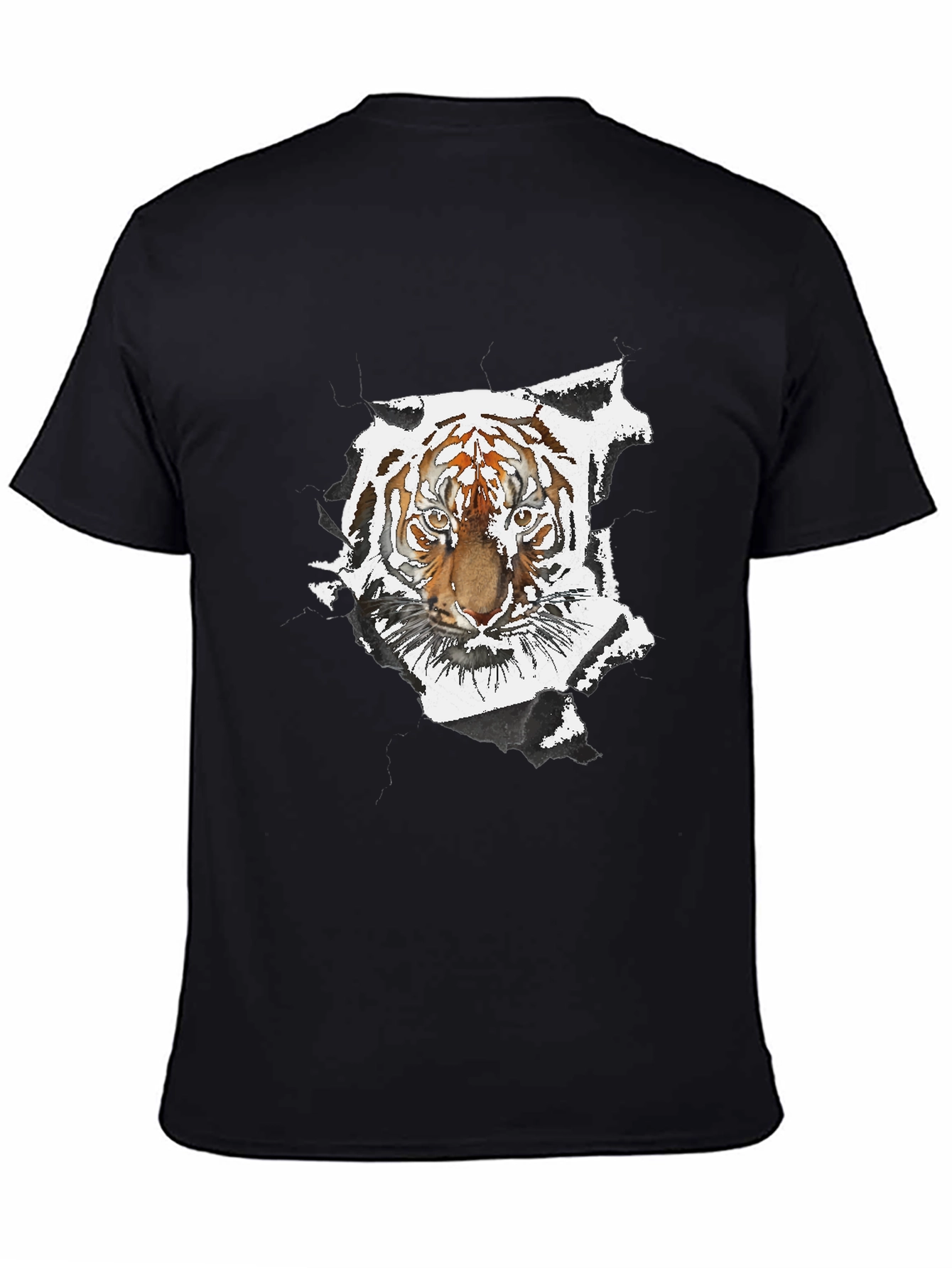 Tiger Graphic Black T-Shirt