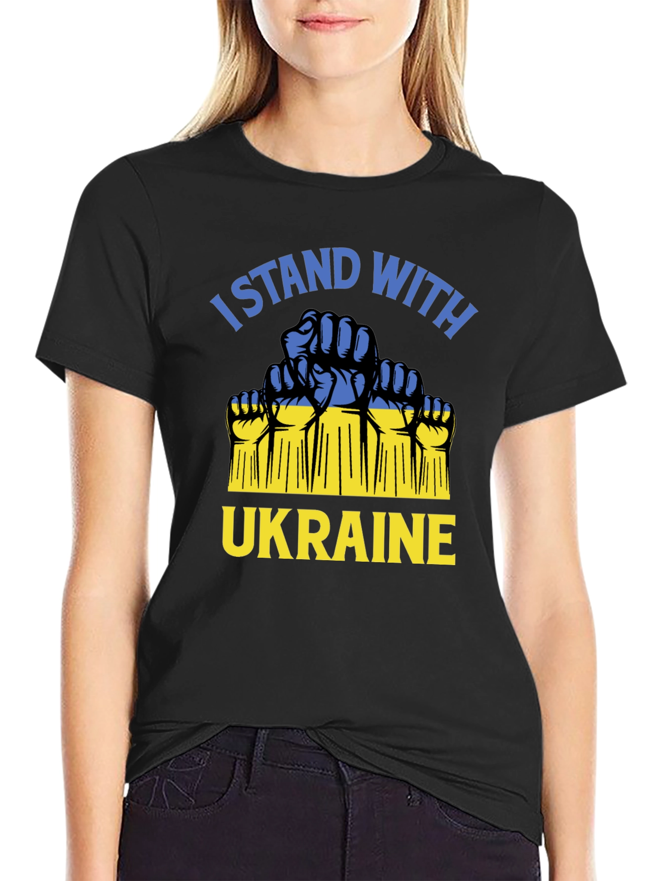 I Stand With Ukraine Support T-Shirt