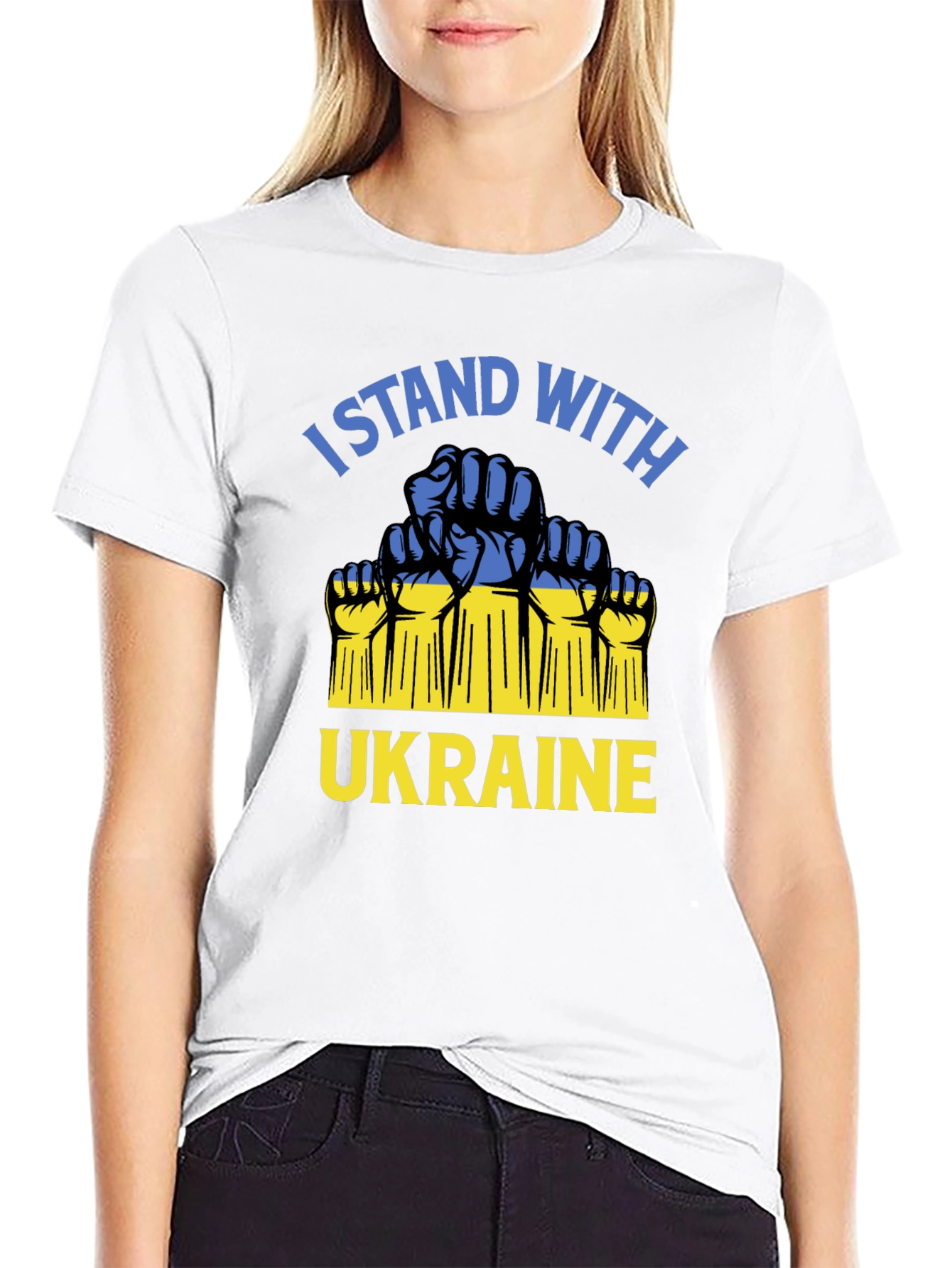 I Stand With Ukraine Support T-Shirt