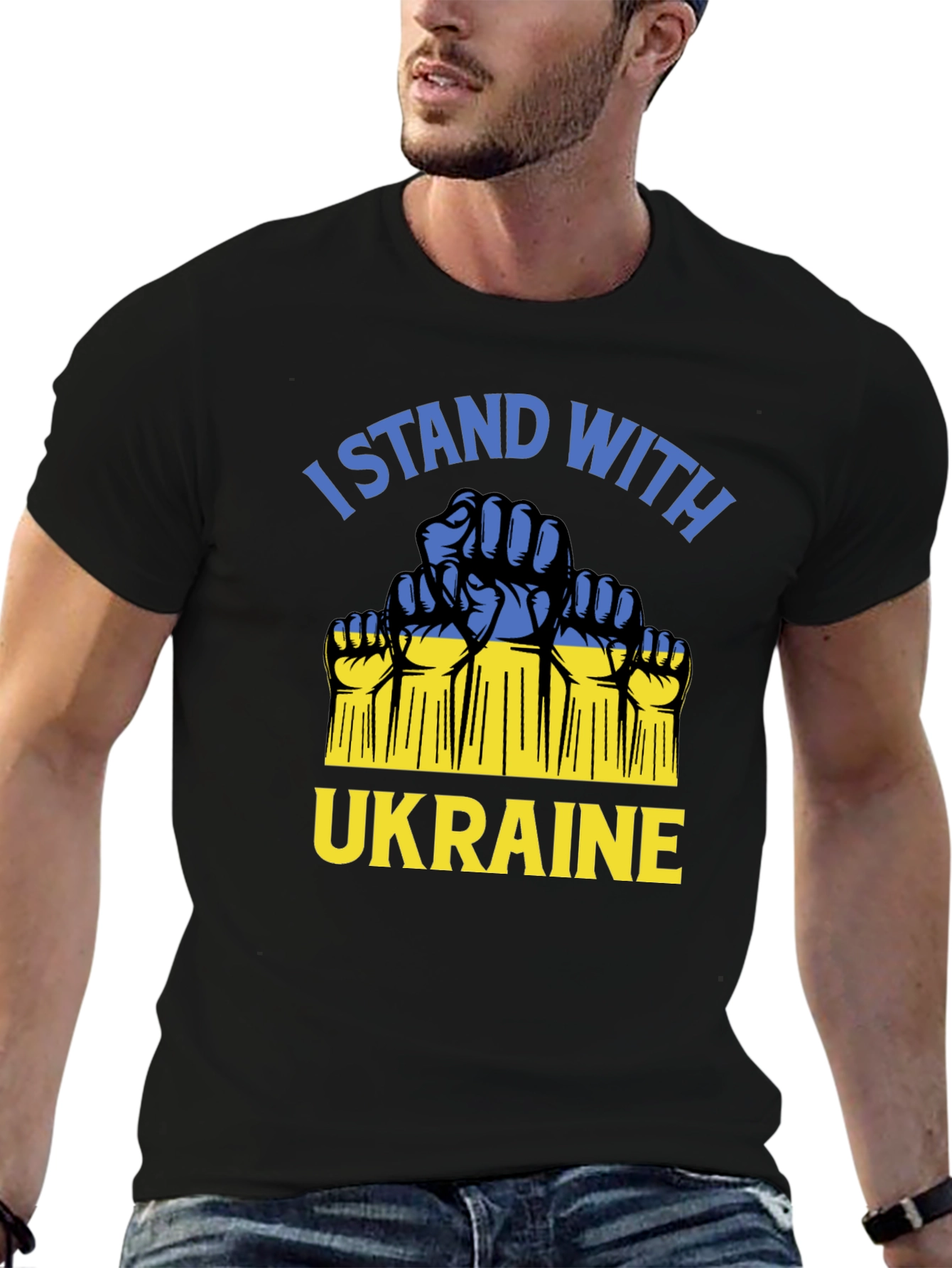 I Stand With Ukraine Support T-Shirt