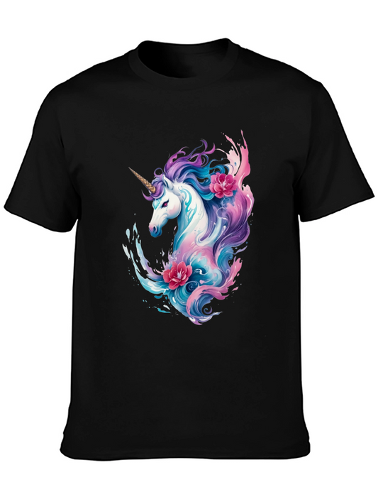 Unicorn Graphic Print T-Shirt