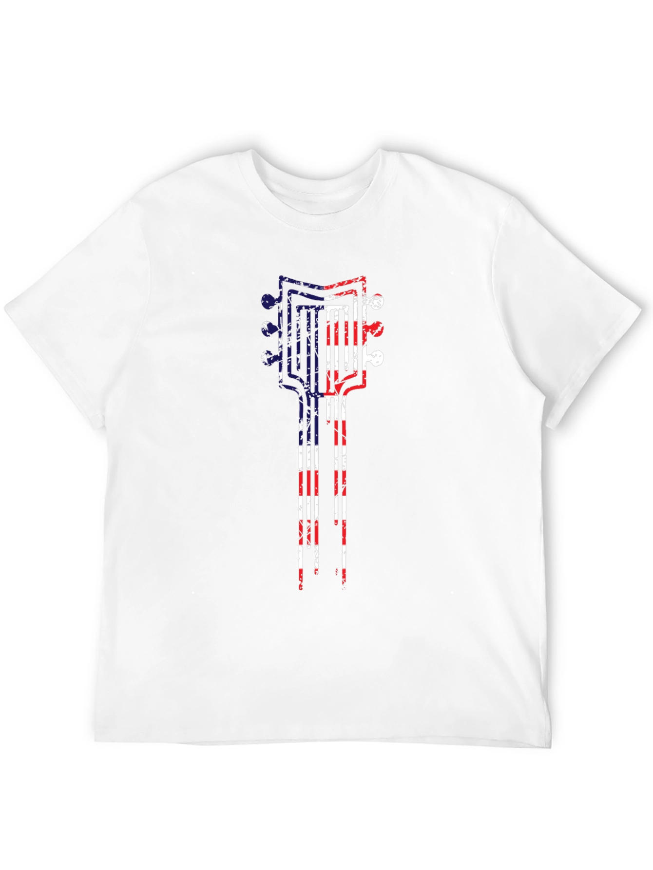 American Flag Guitar T-Shirt