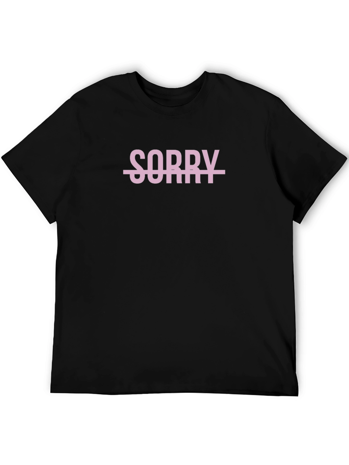 SORRY Statement Graphic Tee - Casual Style