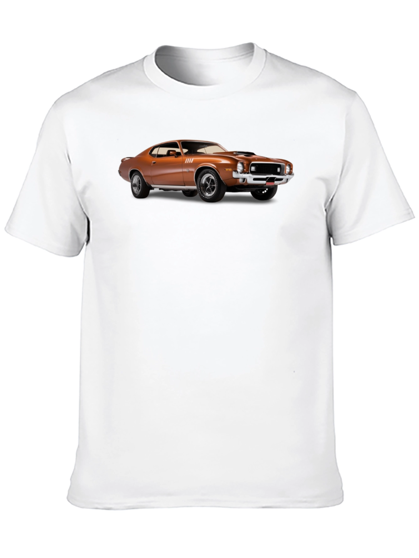 Classic Car Graphic Tee - Black Cotton