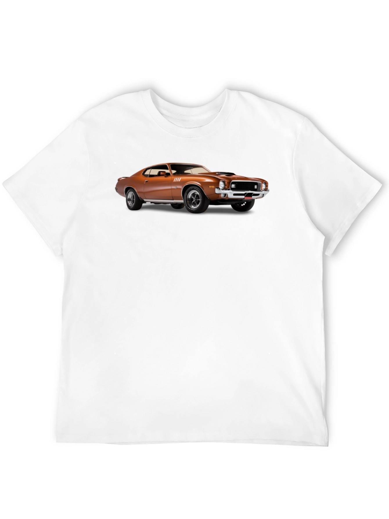 Classic Car Graphic Tee - Black Cotton