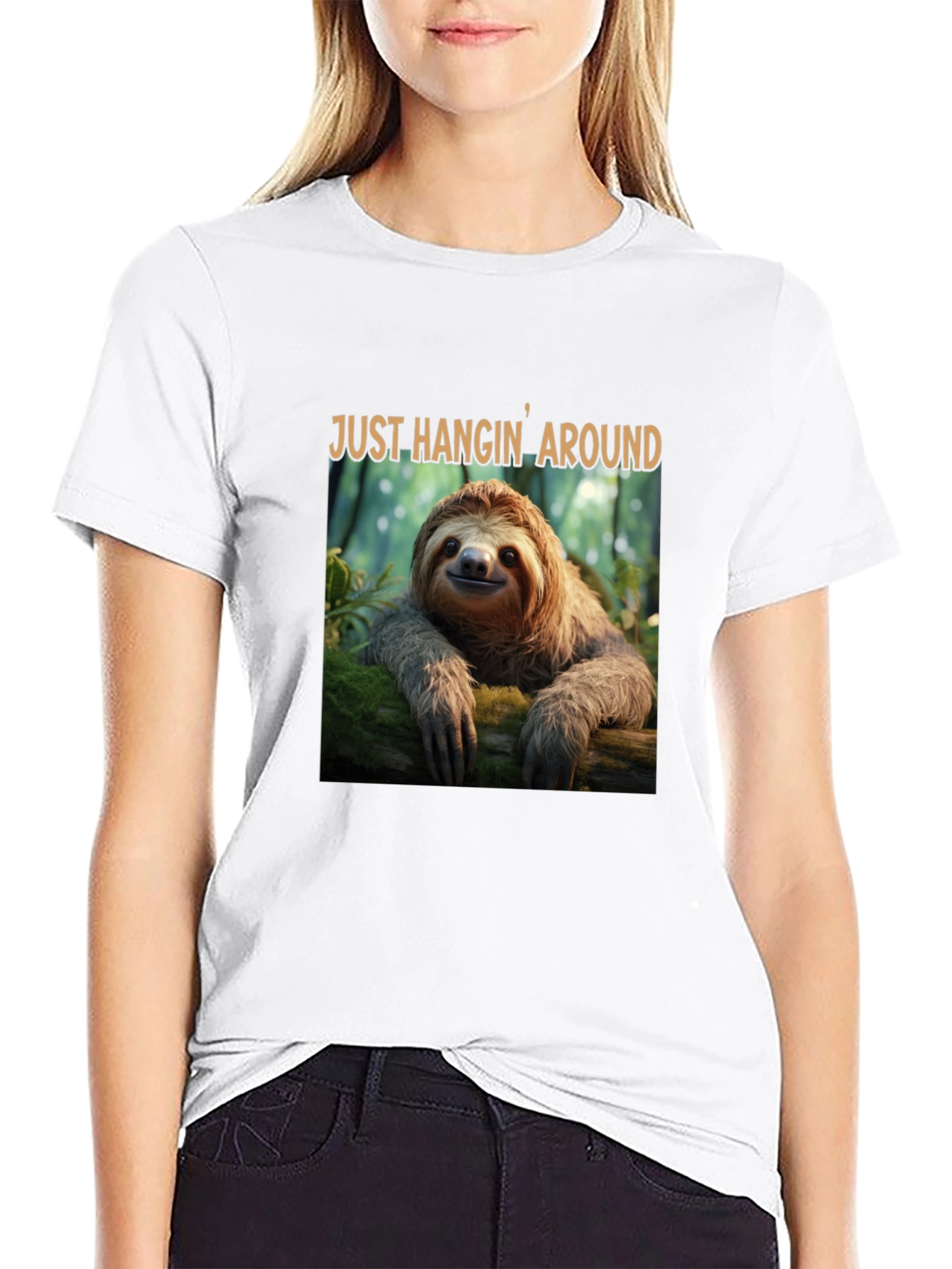 Just Hangin Around Sloth T-Shirt