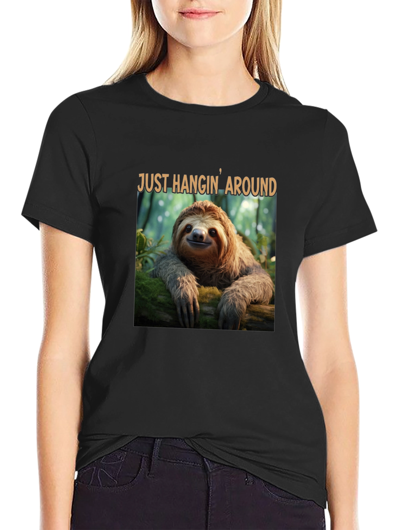 Just Hangin Around Sloth T-Shirt
