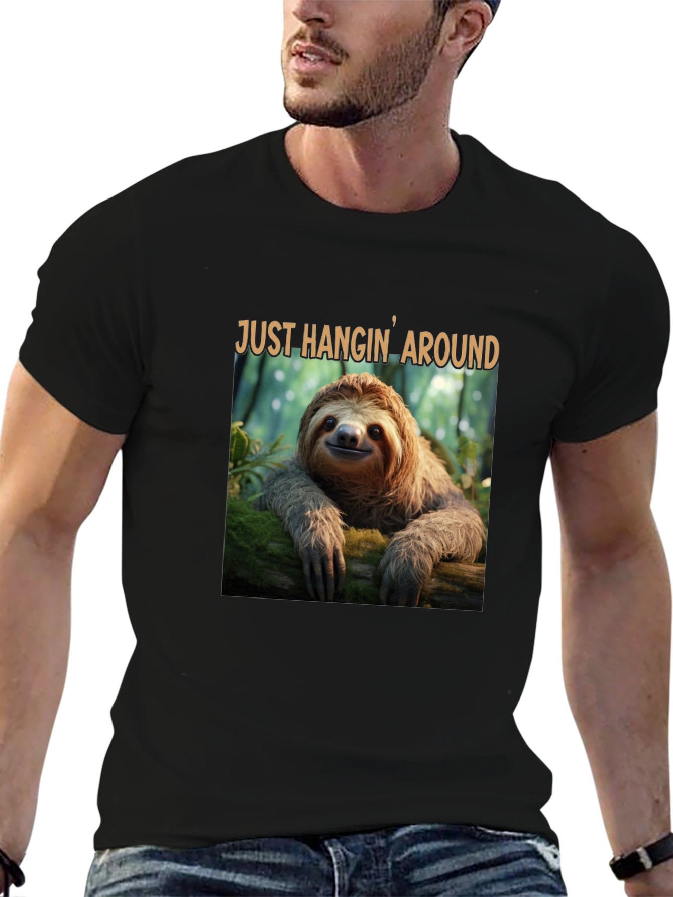 Just Hangin Around Sloth T-Shirt