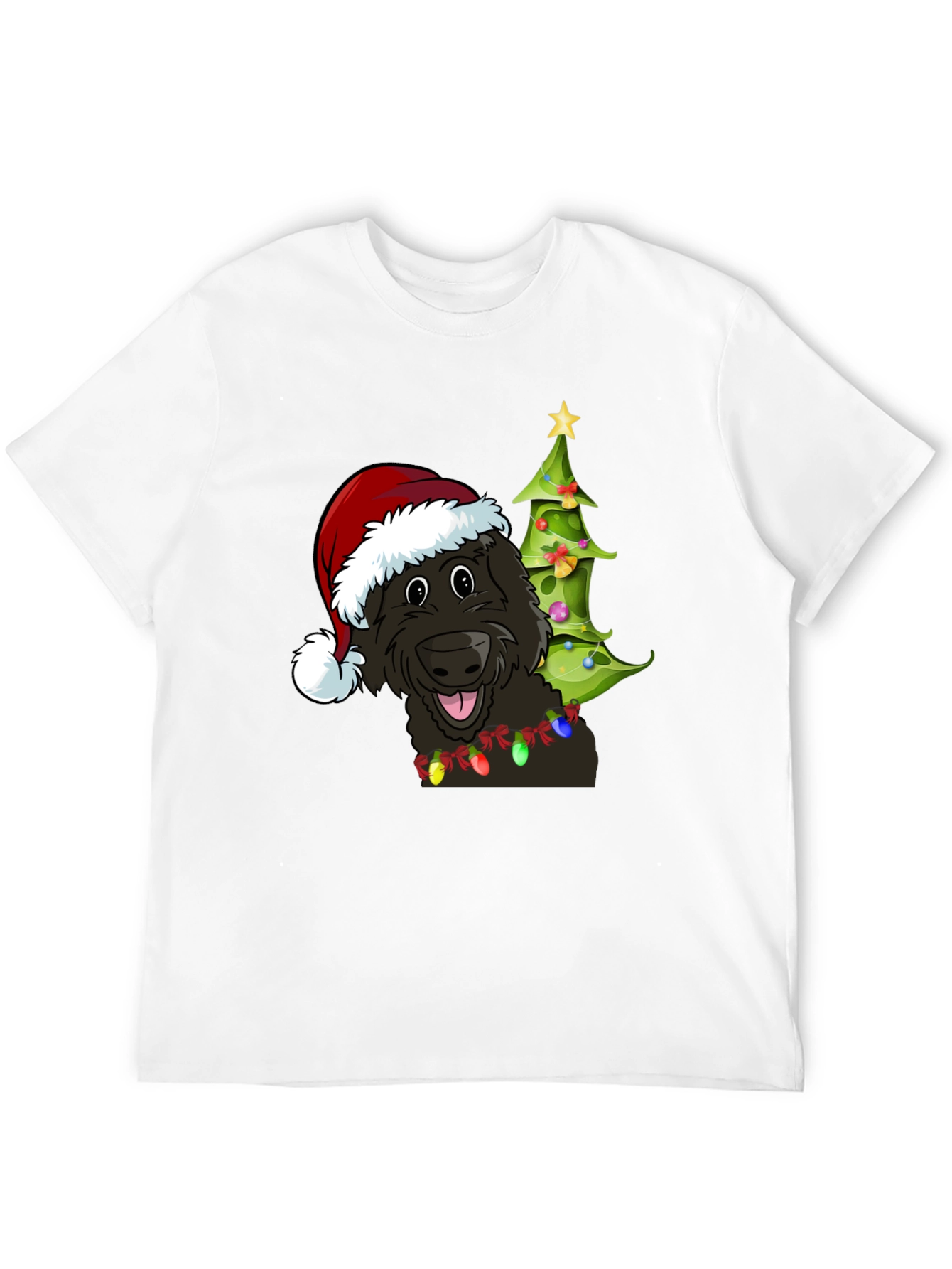 Festive Dog Christmas T-Shirt - Holiday Cheer!