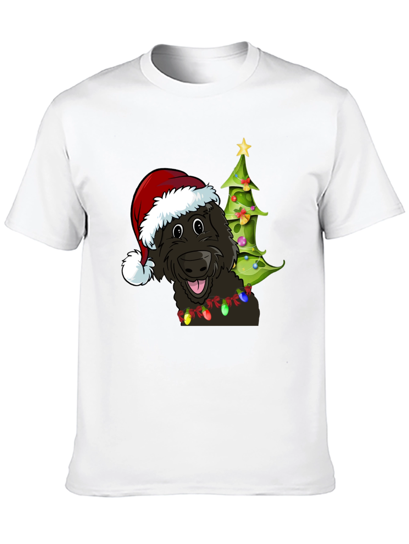 Festive Dog Christmas T-Shirt - Holiday Cheer!