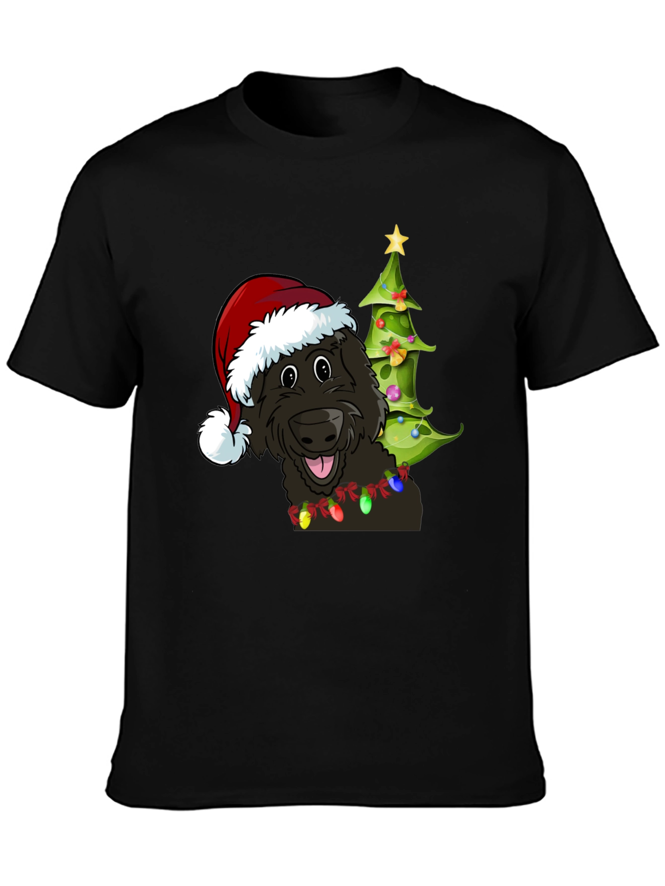 Festive Dog Christmas T-Shirt - Holiday Cheer!