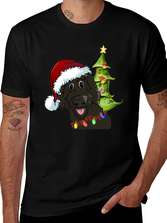 Festive Dog Christmas T-Shirt - Holiday Cheer!