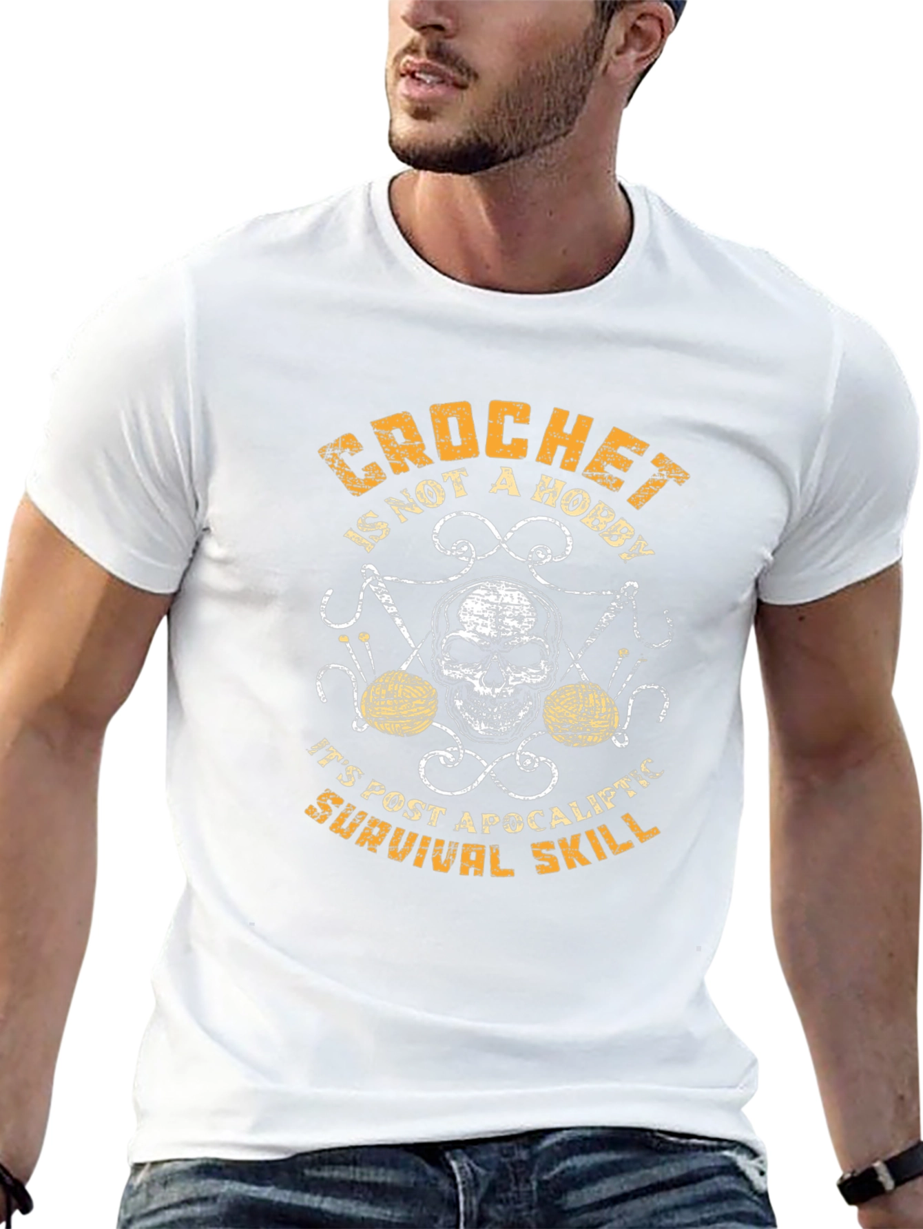 Crochet Survival Skill Graphic Tee