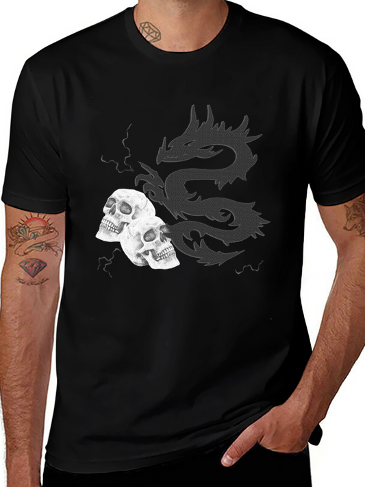 Dragon & Skull Graphic Tee