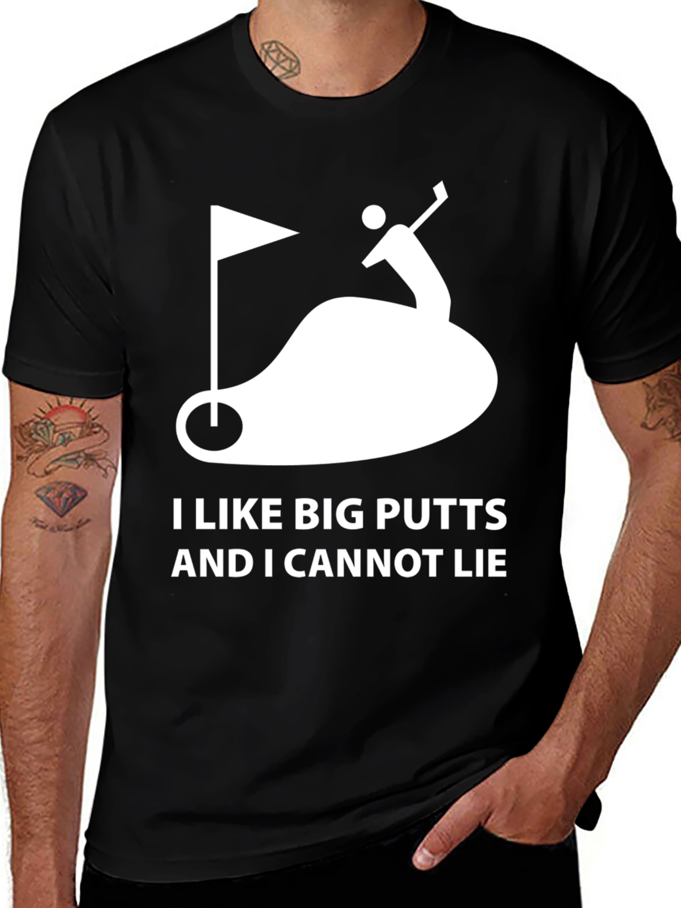 I Like Big Putts Funny Golfing T-Shirt