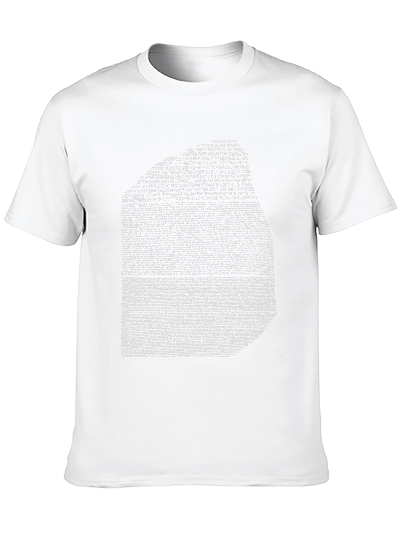 Rosetta Stone Graphic T-Shirt - Black Cotton Tee