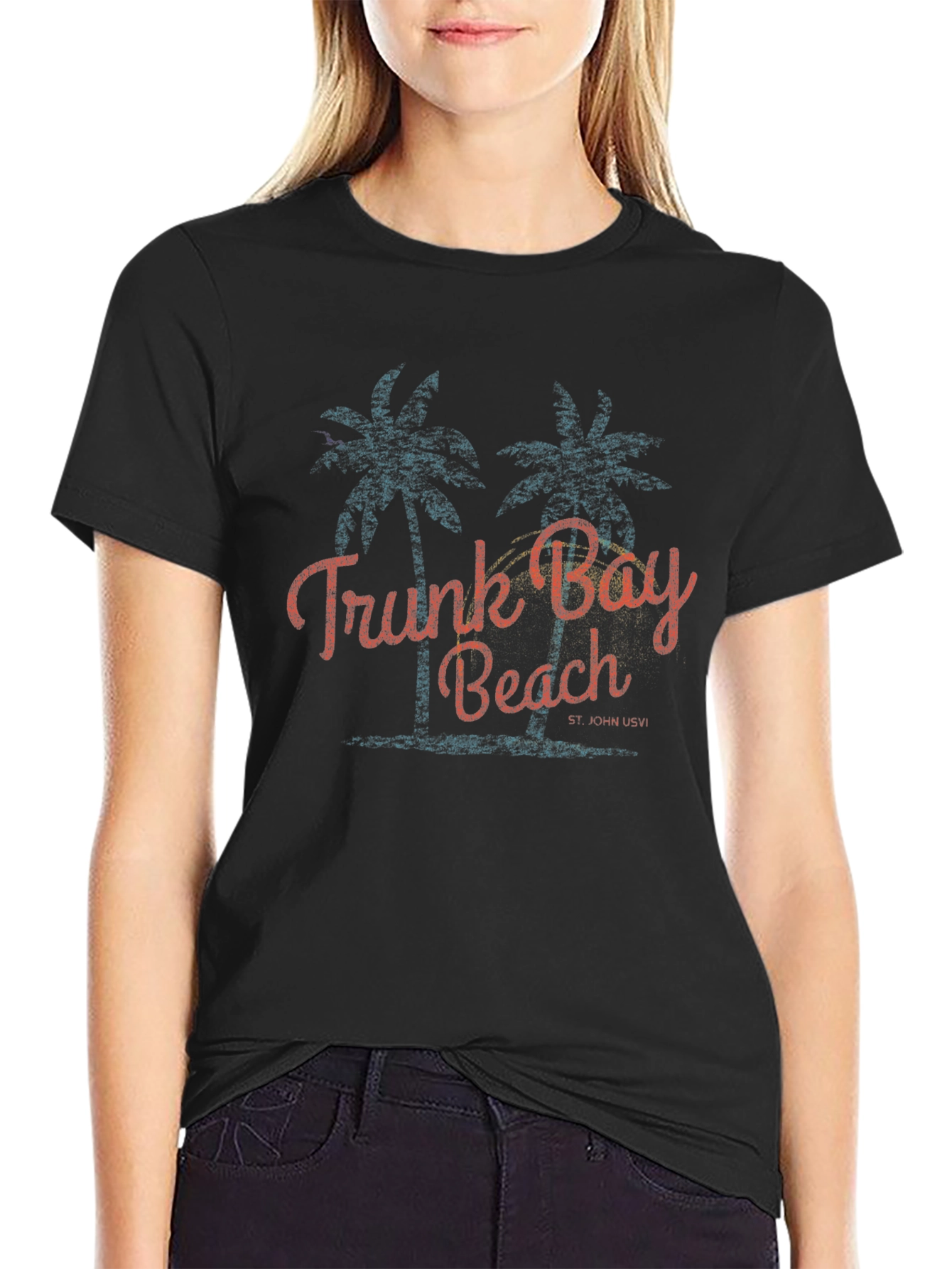Trunk Bay Beach Graphic Tee - Island Style