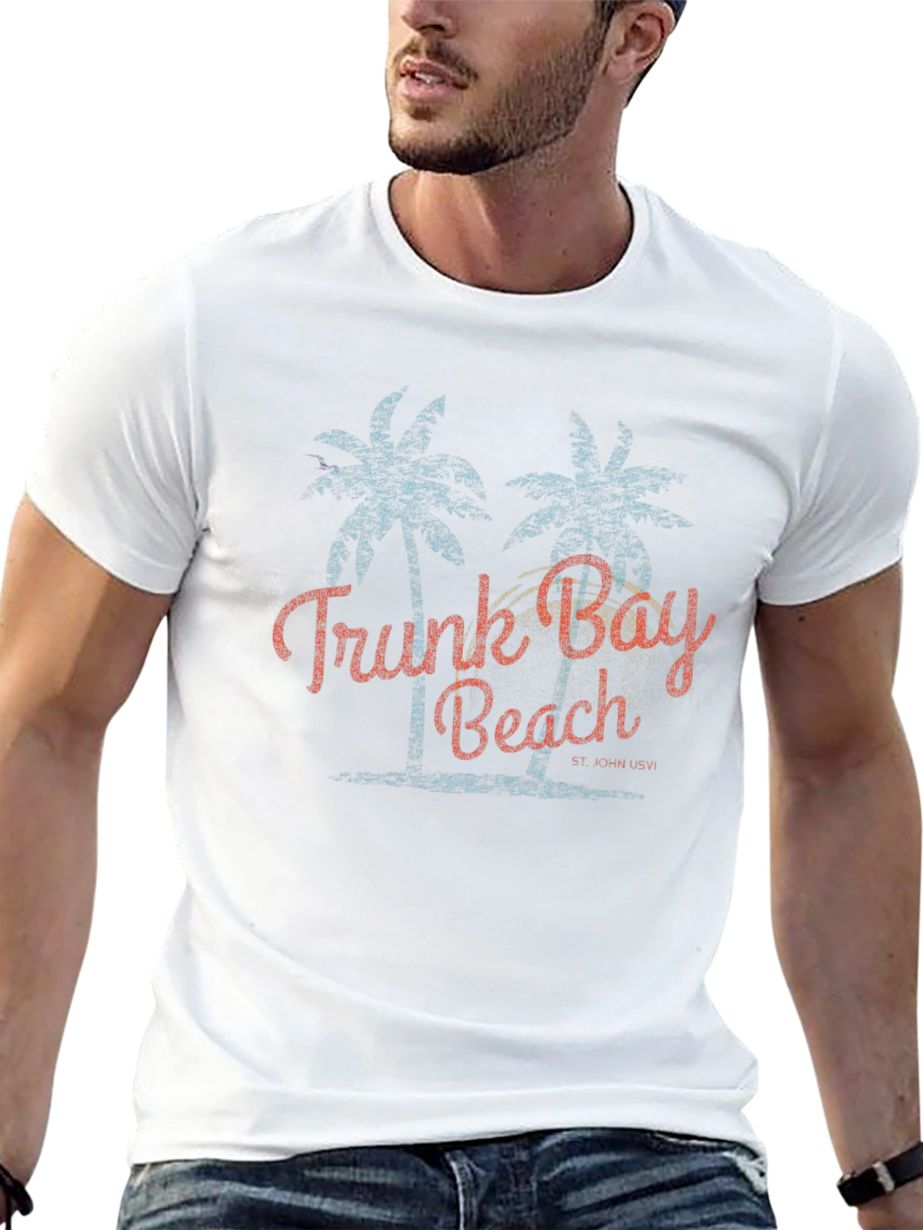 Trunk Bay Beach Graphic Tee - Island Style