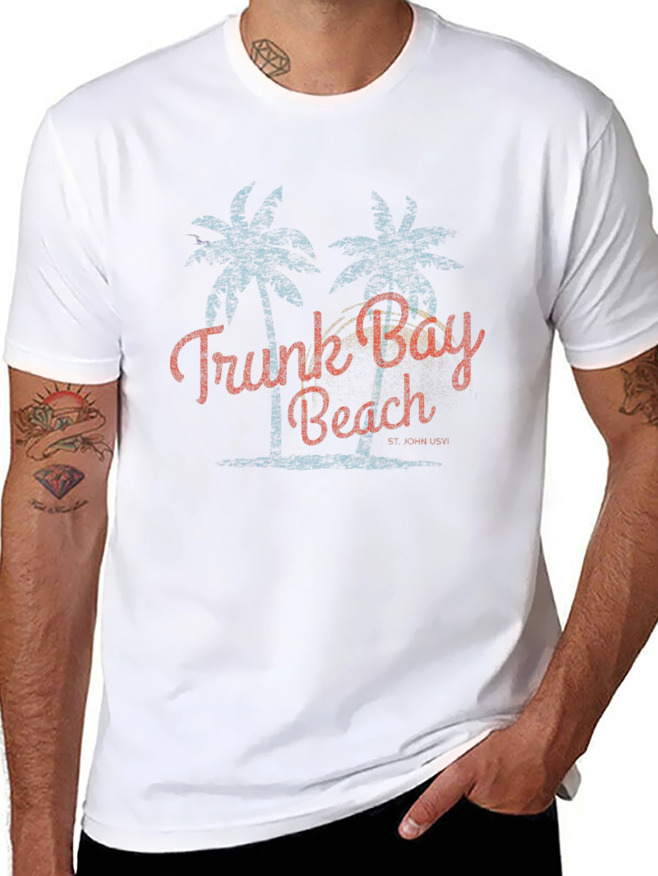 Trunk Bay Beach Graphic Tee - Island Style