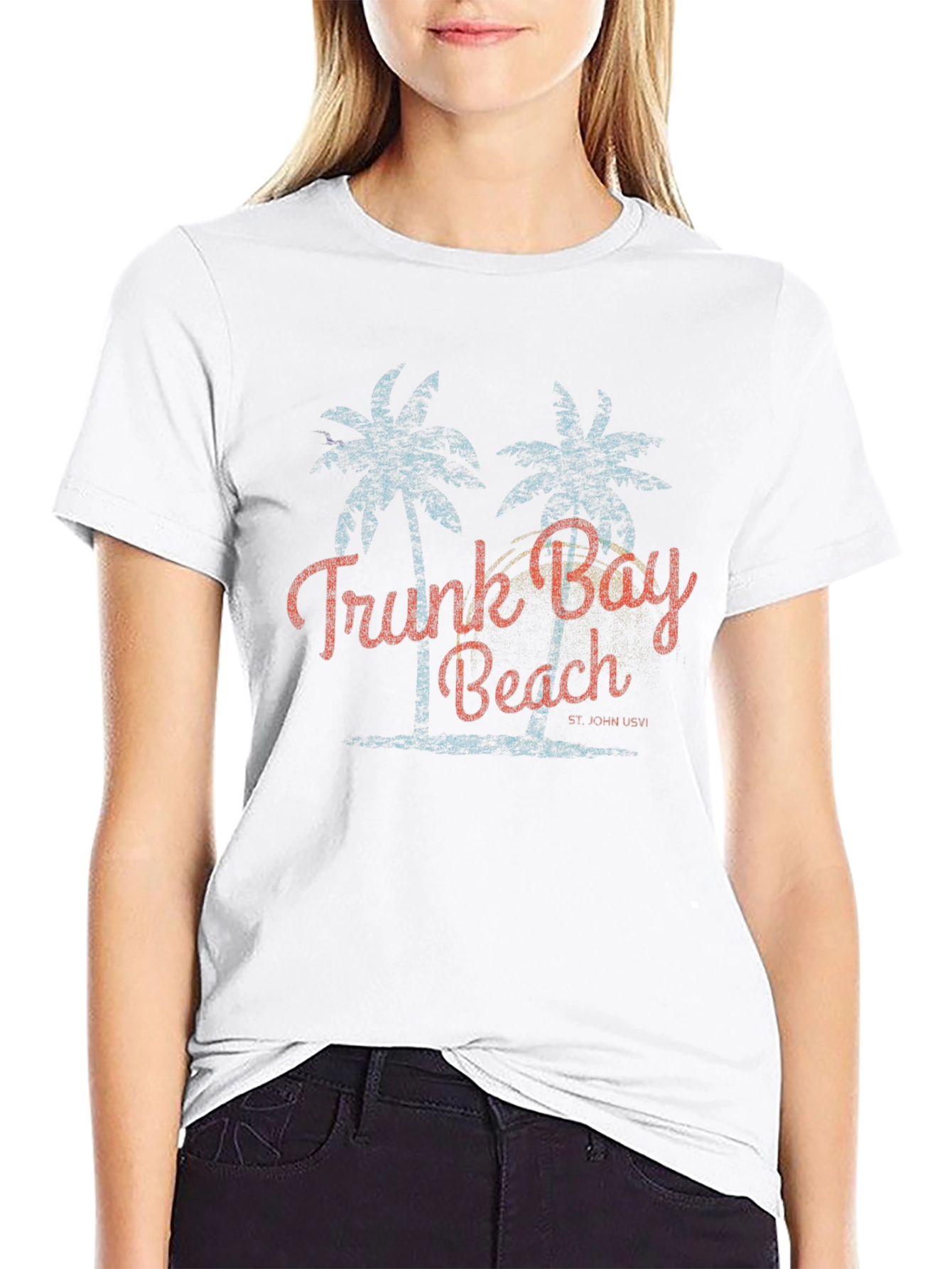 Trunk Bay Beach Graphic Tee - Island Style