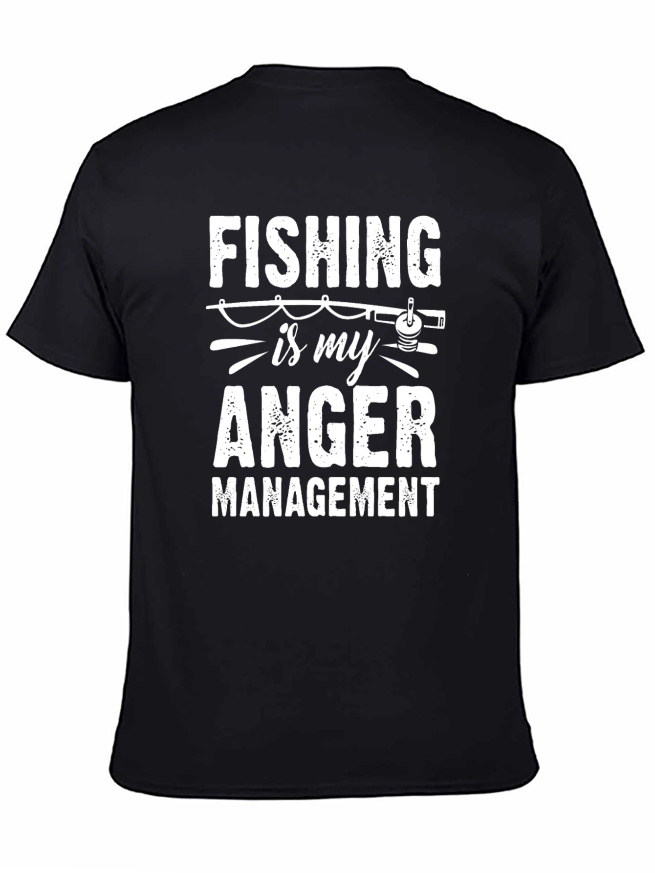 Fishing is My Anger Management Graphic T-Shirt